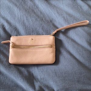 Blush pink barely used Kate spade Wristlet